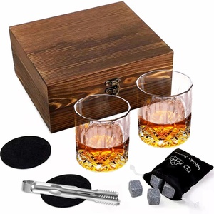 Meilleure Vente 2025 : Ensemble Verres à <span class=keywords><strong>Whisky</strong></span> et à Vin avec Boîte en Bois et Pierres à <span class=keywords><strong>Whisky</strong></span>, Verres en Cristal 60ml pour Hôtels et Cadeaux d'Affaires - Product Image 5
