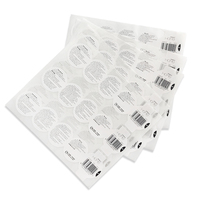 Étiquettes autocollantes personnalisées imprimées recto-verso, pliables, double couche, multicouches, pour livrets, logos de marque et emballages
