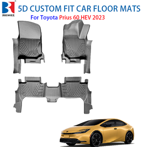 Alfombrillas de Coche Personalizadas 5D TPE de Fábrica para <span class=keywords><strong>Toyota</strong></span> Prius 60 HEV <span class=keywords><strong>2023</strong></span>, Alfombrillas Antideslizantes para Todo Tipo de Clima - Product Image 1