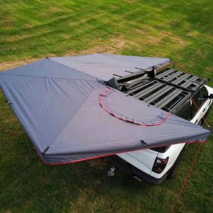 Multi-Functional 270 Degree Awning <b>Car</b> Side 270 Awning <b>For</b> 4-Seasons Waterproof Foldable Outdoor Camping <b>Roof</b> Top Tent Canopy - Product Image 1