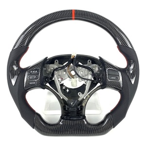 Volante de Fibra de Carbono Real a <span class=keywords><strong>Precio</strong></span> de Fábrica para <span class=keywords><strong>Lexus</strong></span> IS CT NX ES GS, Base Plana, 3 Palancas, Estilo Deportivo - Product Image 5