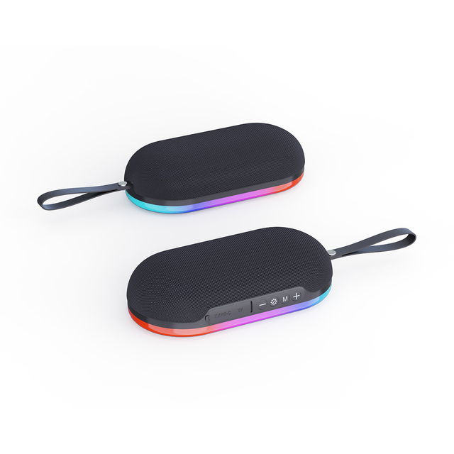 Portable Wireless Speaker With Lights 360 Panorami Csound Effect Multifunction Outdoor Party Smart Speaker