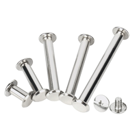 4mm 5mm X 20mm A2 18-8 acier inoxydable Phillips fendu métal ceinture vis Rivets M4 M5 reliure poste Chicago vis pour cuir bricolage