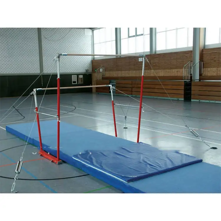 Barre de gymnastique réglable, Re mobile, barres irrégulières pour la compétition