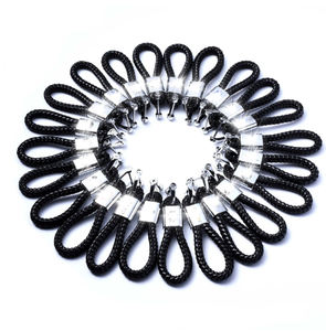 Logo personnalisé en cuir de marque en alliage de zinc pour toyota bmw audi Kia hyundai Carkey porte-clés fermoirs cintres - Product Image 5