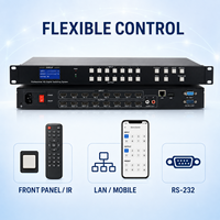 Matrix Switcher 4K 30Hz için EDID HDCP LAN RS232 Kontrollü Metal Gövdeli Hardrock Professional 8x8, Konferans Salonu AV Sistemleri için