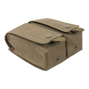 Heavy Duty Twin Utility Pouch Set Almacenamiento compatible ajustable para accesorios de engranajes al aire libre Sistema de fijación modular universal - Product Image 4