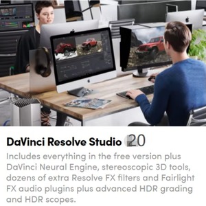 <span class=keywords><strong>DaVinci</strong></span> Resolve Studio Versione 20 per Windows: Download One Drive, Editing Professionale, Effetti di Colore e Post-Produzione Audio - Product Image 4