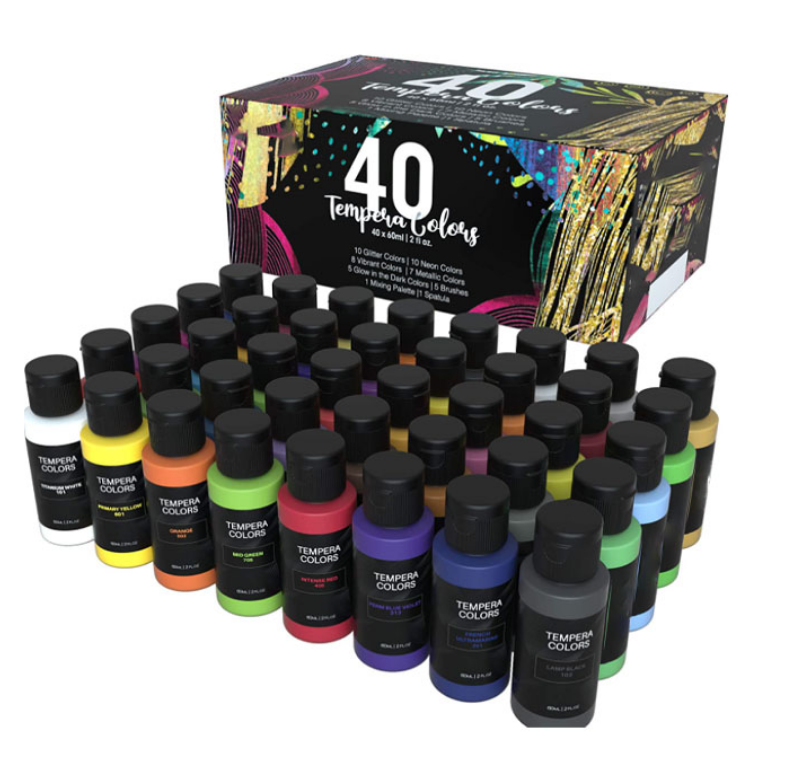 Amazon художественные принадлежности 2 унции 60 мл бутылка моющаяся темперная краска жидкий палец постер художественная краска для художника