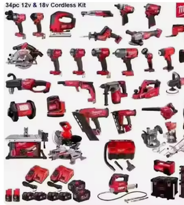 เครื่องมือไฟฟ้าไร้สาย 18V M18 พร้อมแบตเตอรี่ลิเธียมไอออน 5 เซลล์ 5.0Ah; ชุดอุปกรณ์รวม 20-in-1 ประกอบด้วยเครื่องมือ 34 ชิ้น - Product Image 1