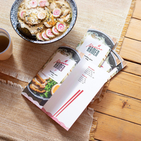 Impresión de Folletos Trípticos A4 Personalizados para Menús de Restaurantes y Marketing de Productos - Impresión Digital, Papel Recubierto, Laminación de Película