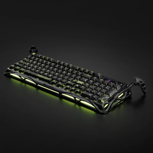 คีย์บอร์ดเกมมิ่ง GravaStar Mercury K98 <span class=keywords><strong>Pro</strong></span> โครงสร้างอะลูมิเนียมอัลลอยด์ ดีไซน์ Exoskeleton อัตราการส่งข้อมูล 8K สำหรับอีสปอร์ตมืออาชีพ - Product Image 2