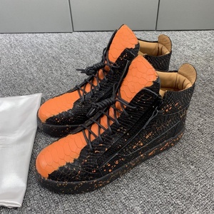 Zapatos informales <span class=keywords><strong>de</strong></span> alta calidad para hombre y mujer, <span class=keywords><strong>zapatillas</strong></span> altas <span class=keywords><strong>de</strong></span> cuero auténtico, tenis Unisex GZ 35-48, zapatos deportivos <span class=keywords><strong>de</strong></span> marca <span class=keywords><strong>de</strong></span> lujo 0799 - Product Image 2