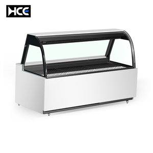 Siêu Thị Tươi Thịt Hiển Thị Tủ Lạnh Thương Mại Cooler Glass Cửa Tủ Lạnh Thịt Hiển Thị Chiller Mở Deli Showcase - Product Image 5