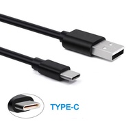 Kabel Data USB Type C 1m OEM Custom untuk Ponsel Smartphone Android Samsung, Pengisian Daya Cepat