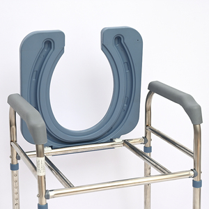 Repose-pieds pliable en acier inoxydable antidérapant pour aider les personnes âgées et les personnes handicapées à se lever, barre d'appui pour les toilettes - Product Image 4