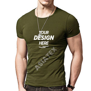 Camiseta 100% de algodón de alta calidad personalizada para hombre, camiseta orientada a la exportación, personalizada con diseño propio, suministro OEM, venta al por mayor, camiseta de moda para hombre - Product Image 2