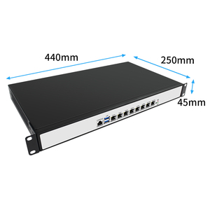 BKHD OEM 1U rak PVC B85 8L Router lembut Intel Core i3-4150 i5-4460 i7-4770 2 * <span class=keywords><strong>DDR3</strong></span> Firewall Psfense Broadband <span class=keywords><strong>Server</strong></span> Host Linux - Product Image 5