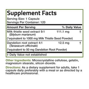 OEM doğal karaciğer sağlığı ve sağlıklı yaşam destek kapsülleri 2 in 1 formülü süt devedikeni ve karahindiba kökü özü bitkisel takviyeler - Product Image 2
