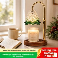 Lampe à cire fondante transfrontalière, diffuseur d'arômes style Instagram, lampe de table cadeau, sans fumée, à température réglable, style américain