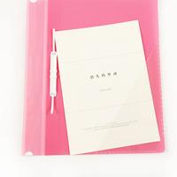 Carpeta Transparente A4 con Dos Anillas, para Archivos, Informes, Gestión de Archivos, Impresión Digital