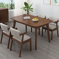 Meubles de salle à manger en bois massif de style nordique, design moderne, tables pliantes imperméables pour la maison, l'hôtel, la villa