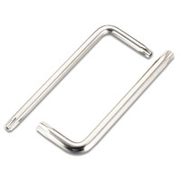 Clé Torx à main en L, nickelée, T6 T7 T8 T10 T15 T20 T25 T30, clés Torx de sécurité anti-effraction