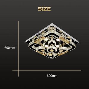 Vente flash : Plafonnier encastré moderne en cristal LED du Sri Lanka pour <span class=keywords><strong>plafond</strong></span> haut, lampes en cristal fixes - Product Image 2