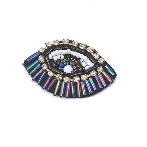 Patch perle de riz nouveau Design fleur gros patchs personnalisés couture broderie chapeau brillant broderie perles patchs - Product Image 5