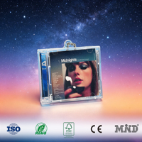 Porte-clés personnalisé en acrylique mini NFC, porte-clés vierge pour album musical numérique, boîte cadeau DIY pour disque vinyle Kpop