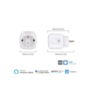 ปลั๊กอัจฉริยะ ZB-EU-16A Tuya Smart Zigbee มาตรฐาน EU ปลั๊กไร้สาย 10A ควบคุมระยะไกล สำหรับเครื่องใช้ไฟฟ้าภายในบ้านอัจฉริยะ - Product Image 5