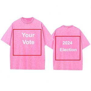 Camiseta con Logotipo Personalizado para la Campaña Electoral de 2024, Eventos del Día de las Elecciones, Imagen del Presidente de EE. UU., Camiseta para Hombre - Product Image 4