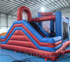 6X5 mètres tunnel entrée gonflable spider man château <span class=keywords><strong>basket</strong></span>-ball <span class=keywords><strong>Spiderman</strong></span> gonflable videur - Product Image 5