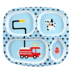 <span class=keywords><strong>Assiette</strong></span> en mélamine incassable sans BPA, préférée des enfants - Product Image 1