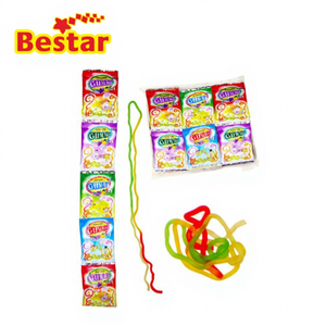 BESTAR Shantou Confectionery Candy Factory ODM OEM Personnalisé 10g Bonbons Gélifiés en Forme de Nouilles Saveur Fruitée Bonbons Mous Sucreries - Product Image 1
