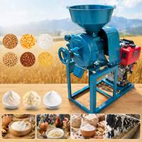 Machine à moudre le riz et les céréales sèches et humides, machine de broyage pour la transformation alimentaire