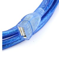 Cable de Extensión USB 2.0 Macho a Hembra con Blindaje de Anillo de Ferrita y Conductores de Cobre Libre de Oxígeno para Memorias USB y Ratones