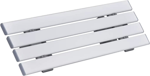 Lightweight High Strength <b>Plastic</b> Slatted Bath Seat Sturdy Load Bearing Bath <b>Bench</b> For Home Elder Care Use - Product Image 4