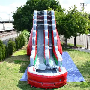 गर्मियों में बिक्री के लिए खेल बड़ा पानी स्लाइड विशाल Inflatable पूल स्लाइड