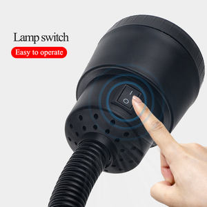 NHM 5 Вт Светодиодная гибкая лампа для станка, 24 В 220 В, Сменные лампы с ЧПУ, Сменные лампы переменного/постоянного тока, источник питания, рабочее освещение - Product Image 3