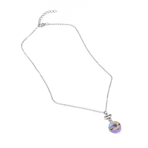 Schattige Ketting Voor Meisjes Creatieve Donut Hanger Ketting Kids Groothandel Cartoon Ketting Set Voor Kinderen 2023