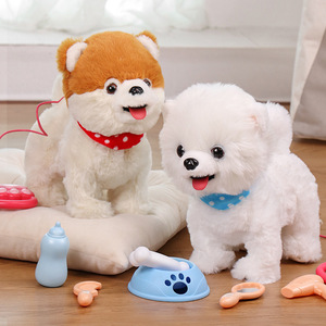 Çocuklar İçin Unisex Peluş Oyuncak Yalayıcı Köpek Robot Akıllı Yeniden Okuma Yürüme Çağrı Fonksiyonları PP Pamuk Dolgulu Elektronik Oyuncak - Product Image 2