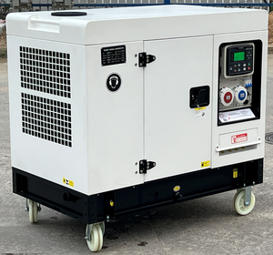 เครื่องกำเนิดไฟฟ้าดีเซลสำหรับบ้าน แบบเงียบพิเศษ 5kw/6kw/7kw/8kw/10kw ระบายความร้อนด้วยอากาศ 220v/230v/380V 50/60HZ สายทองแดงแบบเกลียว ATS 5kva/10kva - Product Image 2