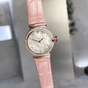 <span class=keywords><strong>Montre</strong></span> de luxe pour <span class=keywords><strong>femme</strong></span> 28 mm avec verre saphir, lunette sertie de diamants, mouvement à quartz suisse, <span class=keywords><strong>bracelet</strong></span> en <span class=keywords><strong>acier</strong></span> inoxydable usiné CNC - Product Image 3