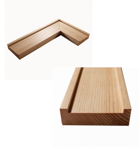 Embellecedor para muebles de fondo de gabinete, acabado táctil, acento, madera maciza, diseño personalizado, moldura de zócalo para zócalo de gabinete de cocina - Product Image 1