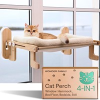 Cama de Descanso para Gatos, Hamaca para Ventana, Cama de Seguridad para Gatos con Ventosas Resistentes y Duraderas
