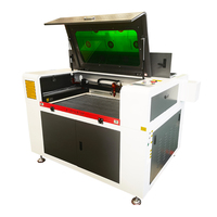 29% korting CNC CO2 Lasermachine Watergekoelde Tafelmodel Lasergraveermachine 3D-printer voor Hobbygebruik Steen Metaal Kunststof Glas