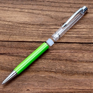 Bolígrafos Multifuncionales de Metal Vacíos Quicksand DIY Personalizables con Varilla de Accesorios de 1.0mm, Creativos, Transfronterizos, Tinta Negra/Azul - Product Image 3