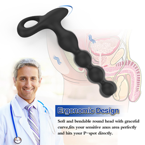 Juguetes Sexuales <span class=keywords><strong>Y</strong></span>.Love para Hombres, Vibrador Vaginal Eléctrico, Estimulador de Próstata Masculino, Juguetes Anales de Silicona Impermeables, Tapón Anal para Hombre, Estimulador de Punto <span class=keywords><strong>G</strong></span> Masculino - Product Image 4