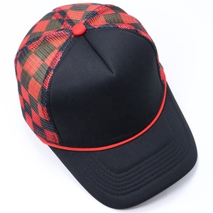 Casquette de baseball personnalisée avec logo imprimé sur toute la surface, pour adultes, sports de plein air, publicitaire, à visière incurvée, en maille, style camionneur - Product Image 1